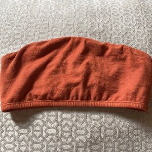 Aerie suede burnt orange bandeau